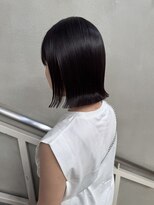 エイチ 天神橋(H)&nbsp;ミディアムヘアイヤリングカラーボブ大人ヘアアレンジミニボブ