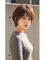 アルテマ(Ultimate)&nbsp;エフォートレスショート・ミルクティーブラウン