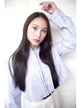 アール 北千住店(ar) 酸性ストレート/大人上品/グレーブラック/北千住