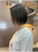 ボブ/ボブ前髪なし/レイヤーボブ/30代/40代/韓国ヘア