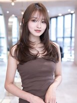 ハバナ 新宿(HAVANA)&nbsp;韓国レイヤーカット/オリーブグレー/小顔カット/髪質改善カラー