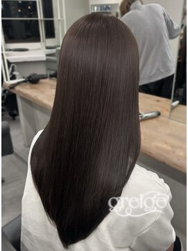 ベレーザ 渋谷(BELEZA) 17116黒髪ハッシュカットバーガンディミディアムレイヤーカット