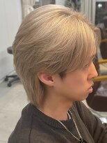 ザコーストバイネオリーブ 辻堂店(The coast by neolive)&nbsp;メンズハイトーンウルフニュアンスパーマ辻堂