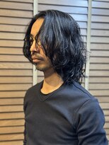 バーバーバー アカバネ(BARBER-BAR AKABANE)&nbsp;大人のミディアムパーマスタイル