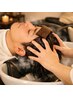 メンズカット＋カラー＋泡ヘッドスパ＋トリートメント ￥16,000