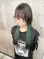 ルミナホワイト(Lumina White)&nbsp;グリーン×インナーカラー