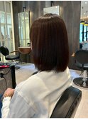 髪質改善/縮毛矯正/美髪/艶髪/ストレート/ミディアムボブ