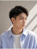 さわやかショート ツーブロック アップバング 刈り上げ レイヤー