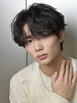 ルーシー 福岡大名店(LUCEY)&nbsp;シースルーフェザーメンズパーマシャドウパーマアクティブ