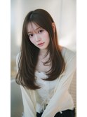韓国レイヤーセミロング