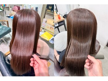 テラスオブベル(TERRAS of belle)の写真/白髪染めを使わない、ファッションカラーでの白髪染めが人気☆トレンドを取り入れつつ、理想の美髪に！