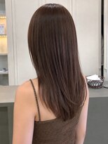 セプト 天神大名(SEPT.)&nbsp;髪質改善カラー ブラウンベージュ レイヤーカット セミロング