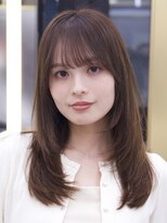 シアバイルーシー(SIA by LUCEY)&nbsp;暖色カラーブリーチなしピンクボルドーカラーレイヤーカット赤髪