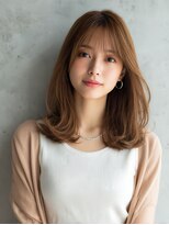 ロッソ 大橋店(Rosso) 透け前髪と柔らかカールのミディ【大橋】