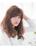 クール大人可愛い☆さらふわセミディ