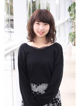 ミスエッセンス(MISS ESSENCE) ミディアムボブはパーマで自由自在/ミスエッセンス竹下