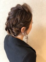 スーパーカット 元町店(SUPER CUT)&nbsp;編み込みのみのヘアアレンジ
