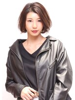 ヘアステージ ラプリュム(HAIR STAGE Ra Plume) 「Ra  plume」重軽ウェットな質感の女っぽクールボブ