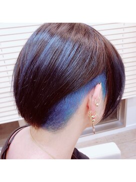 美容室 フィレール(FILER) チラ見せツーブロインナーカラー☆