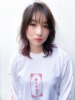 タイドヘア 茨木店(TIDE HAIR)&nbsp;ミディアムウルフ