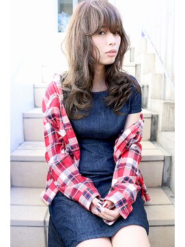 ダブル(DouBLe) オリーブカラー×デジタルパーマ