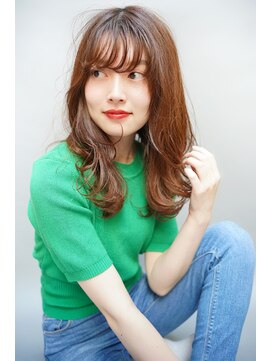 レスピア 銀座中央通り店(Respia) シースルーバング×秋スタイル【銀座／有楽町】30代40代50代