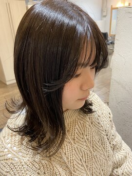 イマージュ ドゥ エデッサ image de edessa 韓国風外ハネミディ