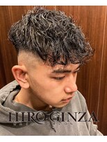 ヒロギンザ 御茶ノ水店(HIRO GINZA)&nbsp;スパイラルパーマスキンフェード