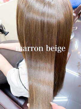 ミシェリー(misherry) マカロンベージュペールベージュブリーチなし韓国風艶々髪質改善