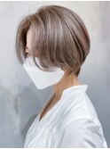 ホワイトベージュ_チェリーブラウンフェミニンロング_ba358622