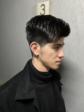 ヒロギンザ 浜松町店(HIRO GINZA) ヒロ銀座/外国人風かき上げアップバング　浜松町/大門/理容室