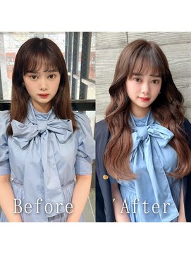 あるじゃんすー 神戸三宮店 チョコレートベージュ#シールエクステ#大人ガーリー#韓国#神戸