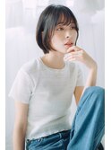 前下がりショートボブ