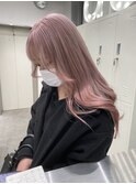 イメチェン/レッドブラウン/似合わせカット/フルバング