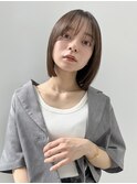 デザインカラー/レイヤーカット/ウェットヘア/オリーブベージュ