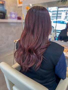 ドラマティックヘア(DRAMATIC HAIR) パープルピンク×レイヤー