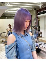 ヲタク(wotaku.)&nbsp;パープルカラーハイトーンダブルカラーバイオレットケアブリーチ