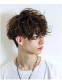 【メンズパーマスタイル】マッシュウェーブ