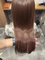 テラスヘア 三条(TERRACEhair) 髪質改善艶カラーオレンジブラウン