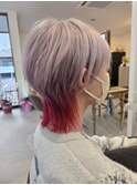 シルバー×レッドデザイン