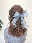 ヘアセット/リボン