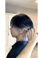 イーエス(E.S) ☆反対色で派手髪インナーカラー☆