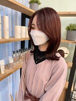 ジーナ 船橋(Zina) 髪質改善*くびレイヤーピンクベージュ*美髪【Zina船橋】