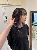 アローム(alom) イメチェン/ホワイトブロンド/外ハネボブ/美髪/茅ヶ崎