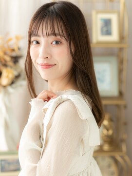 カバーヘア イヴ 戸頭店(COVER HAIR EVE) 暗髪ココアベージュ小顔サラ艶ロングレイヤーh3戸頭20代30代40代