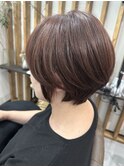 骨格補正！！丸みショートボブ