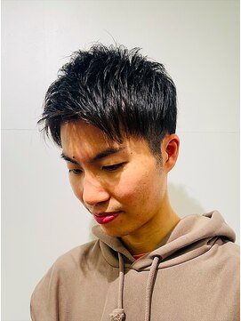 サマーツーブロック[銀座/理容室/バーバー/メンズカット]