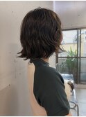 【ボブ】パーマの残りを活かしたボブ