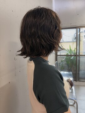 タロ(TALO) 【ボブ】パーマの残りを活かしたボブ