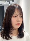 顔周りレイヤーフェイスレイヤー小顔レイヤー レイヤーカット